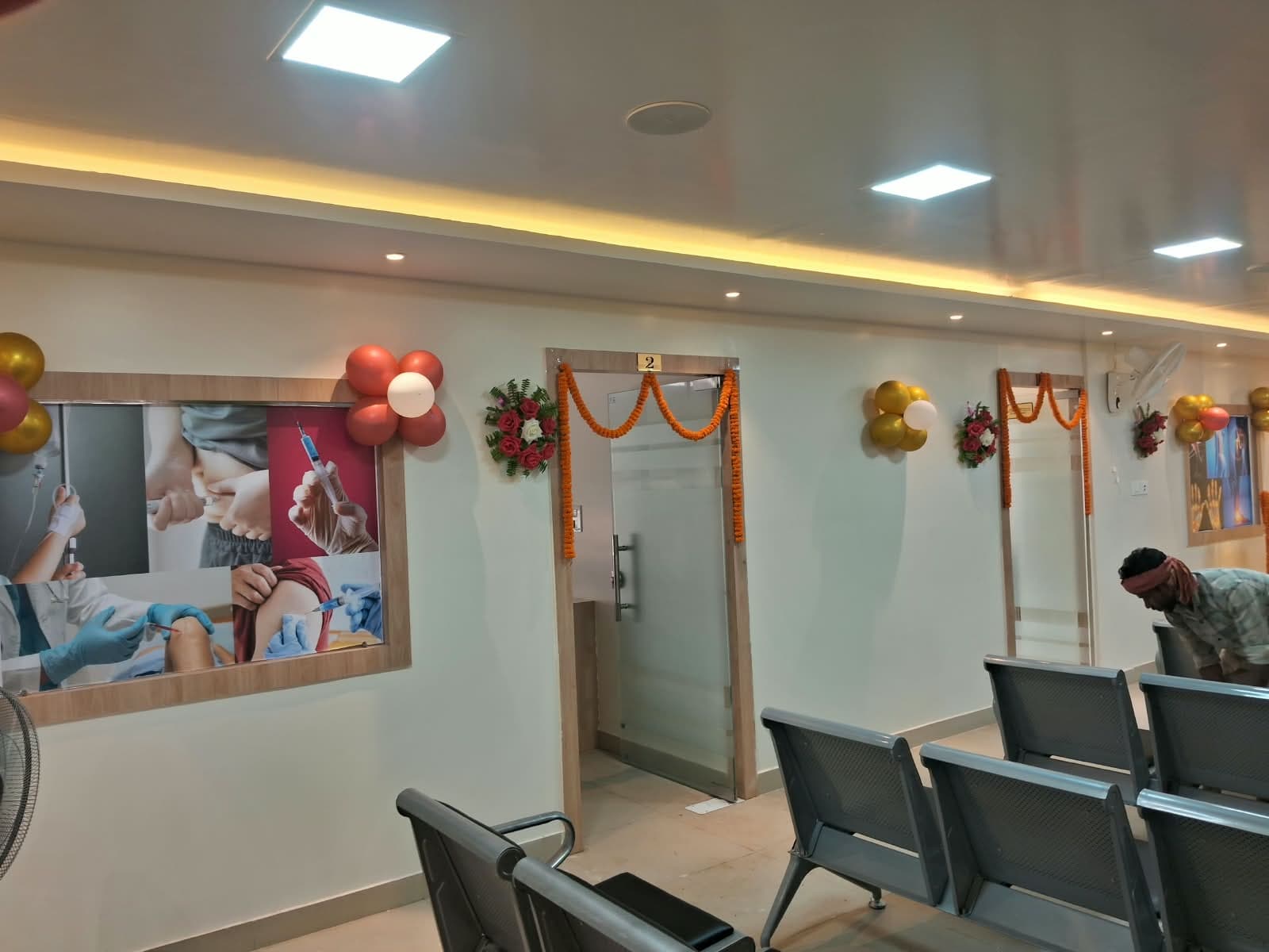 Hospital interior and healthcare environment