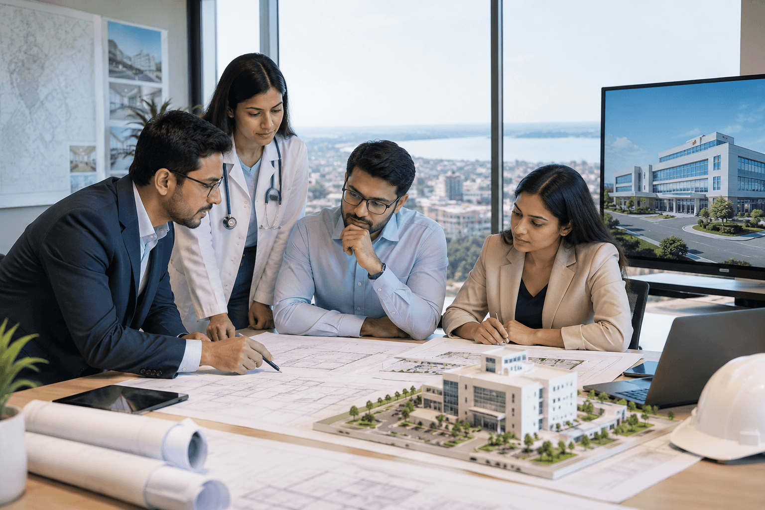 Hospital planning, healthcare architecture and medical facility development for projects in Purnia, Bihar