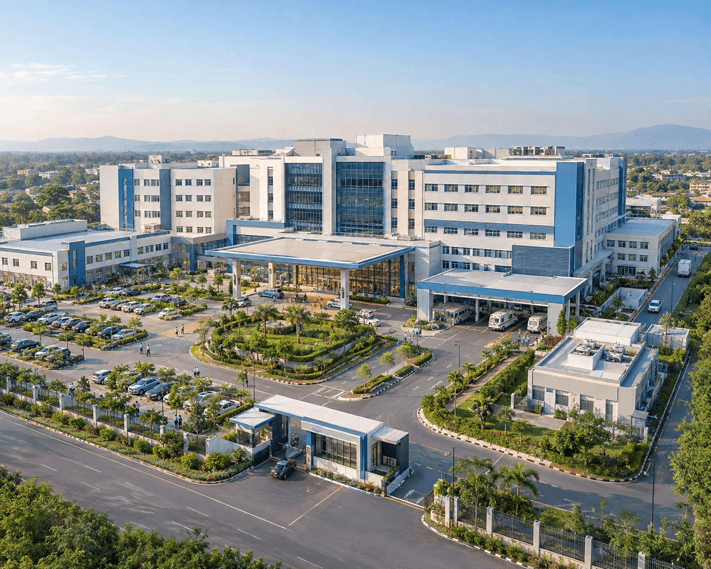 300-bed hospital project planning and healthcare infrastructure development