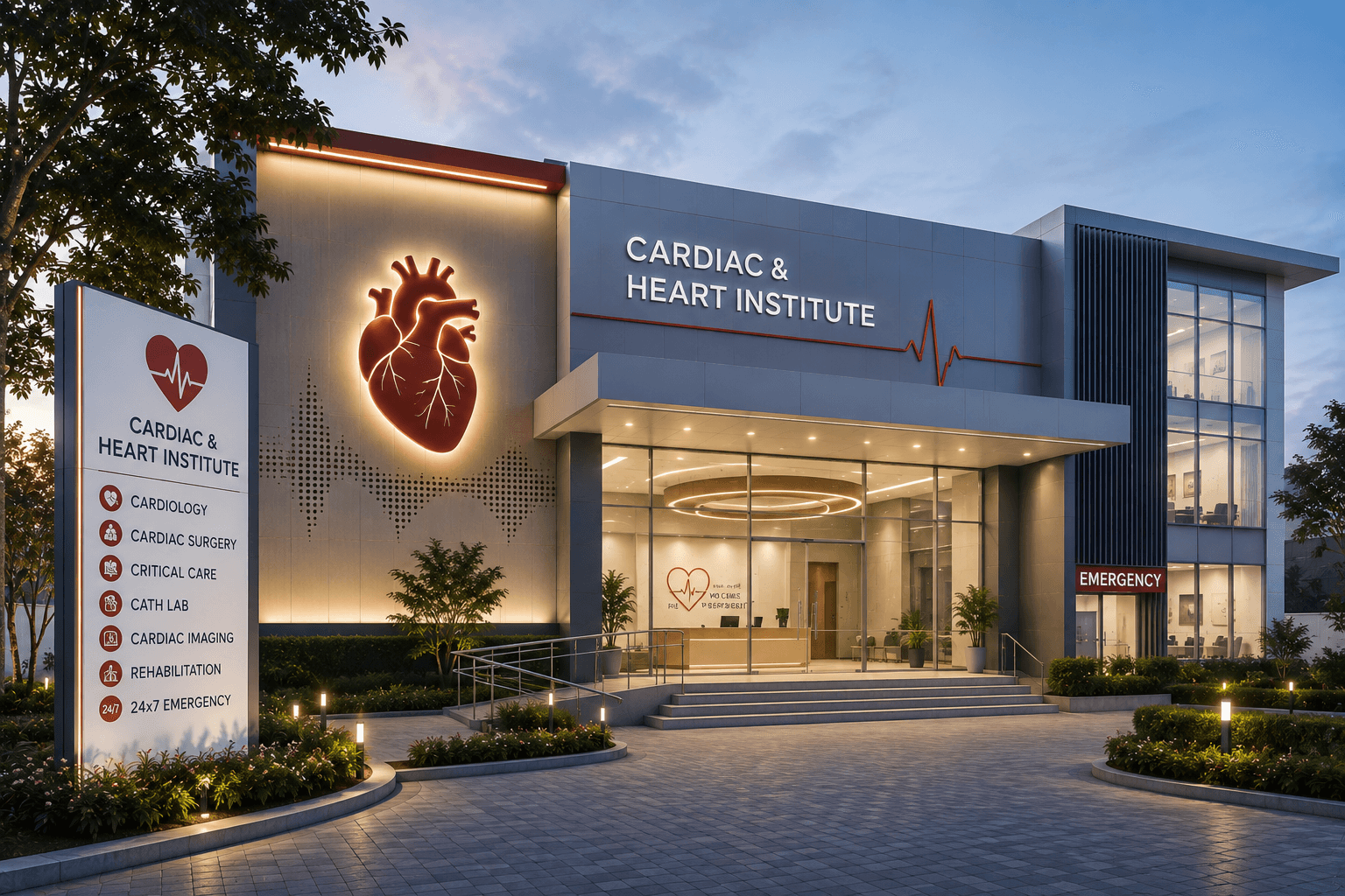 Cardiac & Heart Institute - CliniCity healthcare project