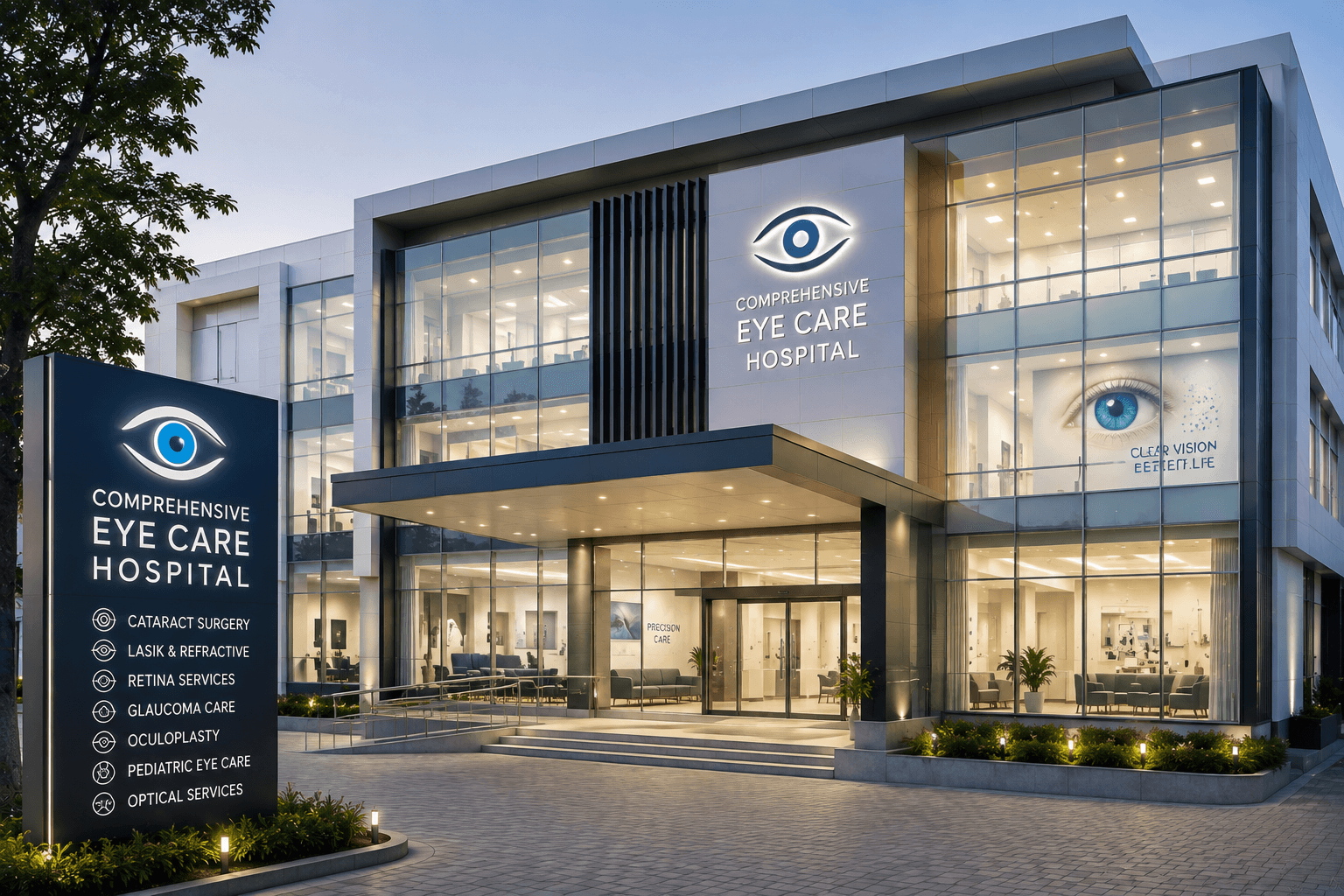 Comprehensive Eye Care Hospital - CliniCity healthcare project