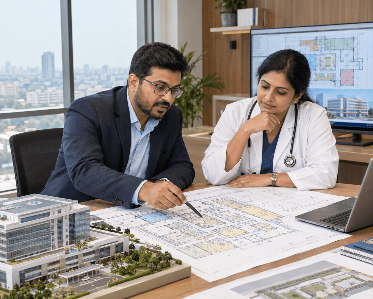 Hospital planning and healthcare project development in Kolkata
