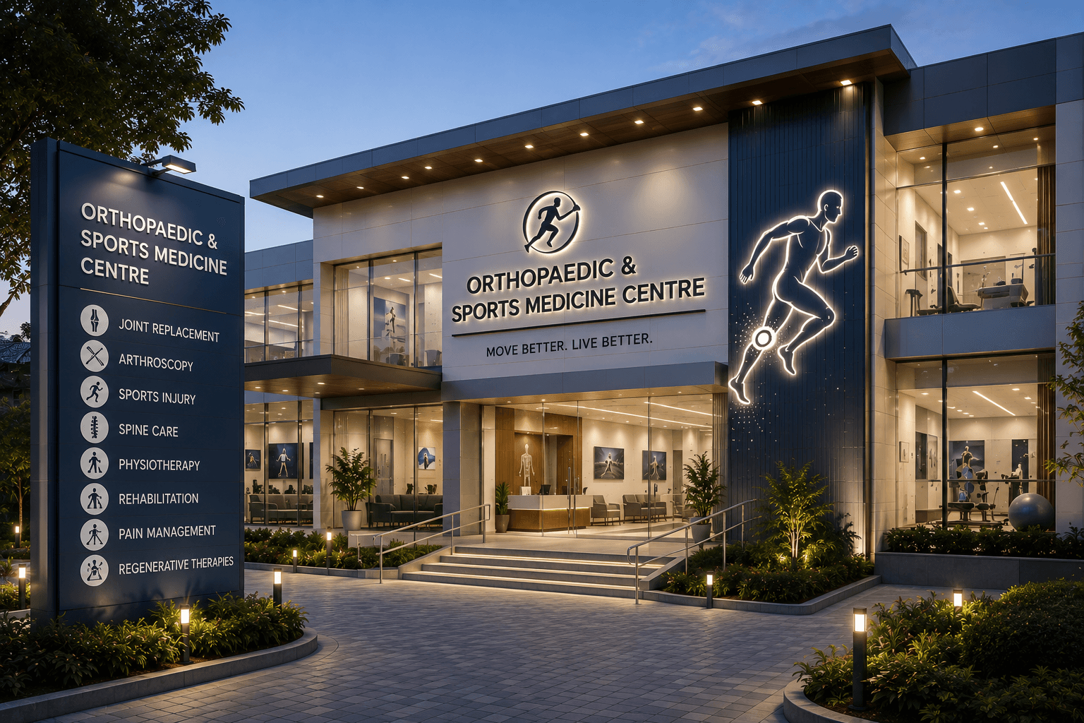 Orthopaedic & Sports Medicine Centre - CliniCity healthcare project