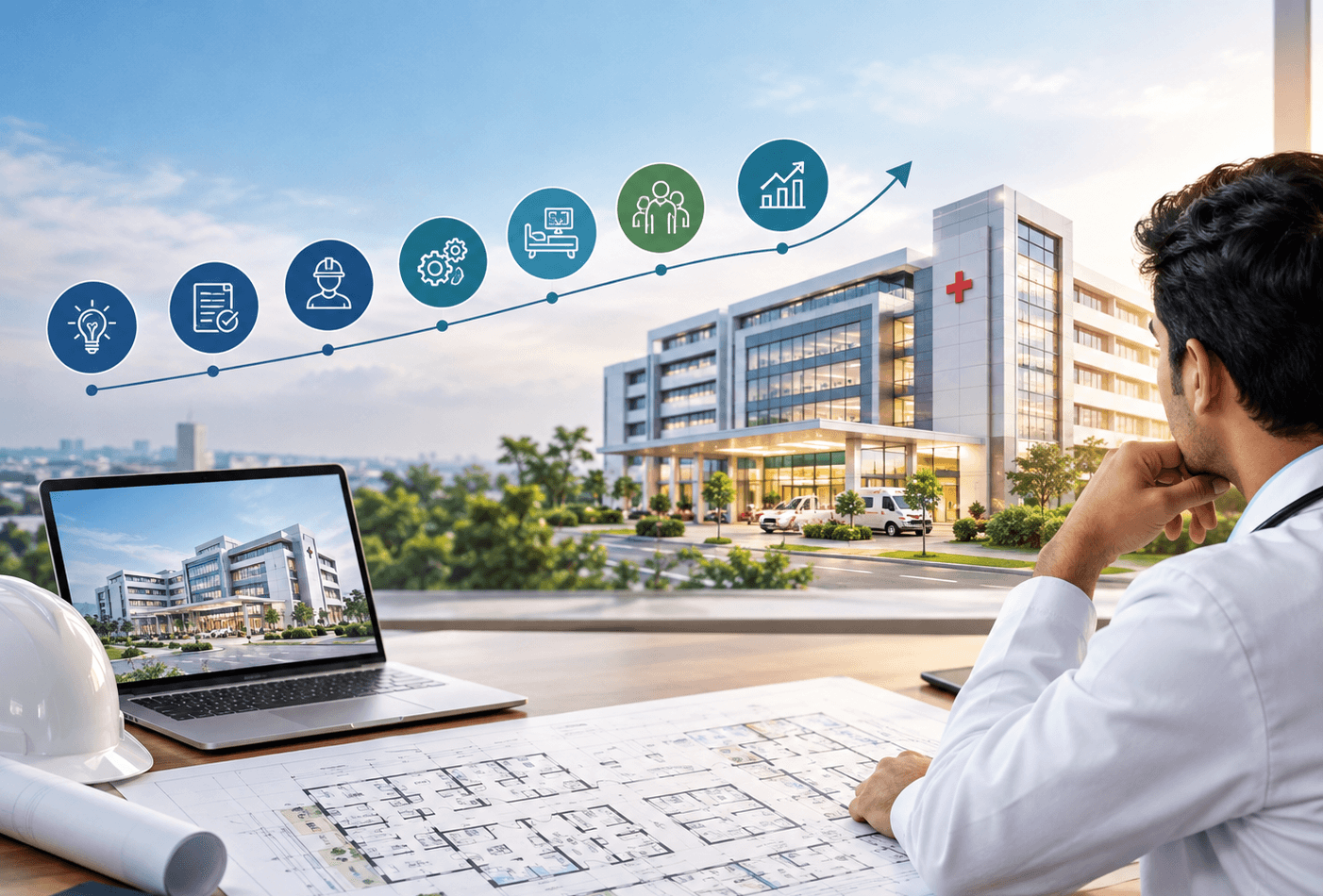 how to start a multispeciality hospital in India hospital setup hospital planning